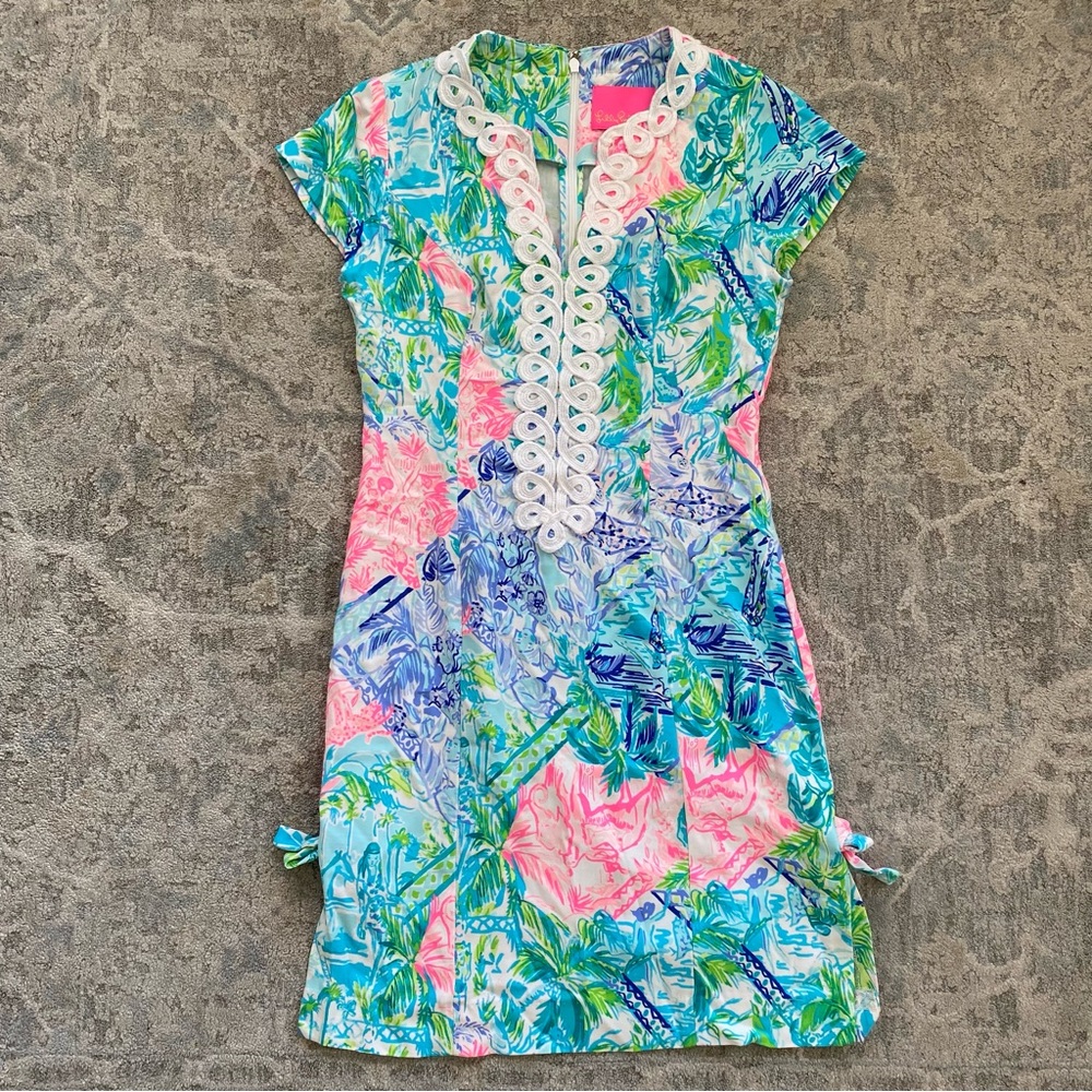 Lilly Pulitzer Casidy Stretch Shift Dress Bohemian Queen